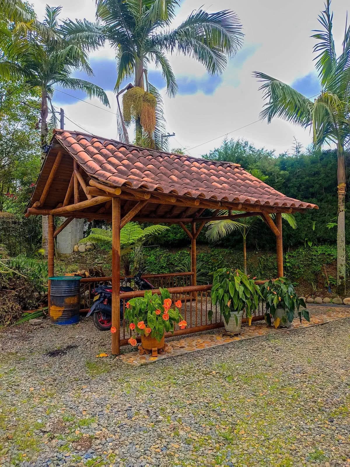 Lush tropical landscape around Guatapé accommodation